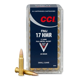 CCI 17HMR FMJ 20gr