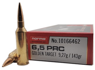 NORMA GOLDEN TARGET 6.5PRC 9.27G/143GR