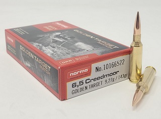 NORMA GOLDEN TARGET 6.5CRMR 9.27G/143GR