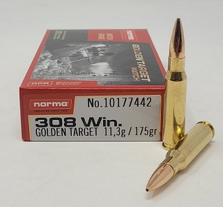 NORMA GOLDEN TARGET 308WIN 11.3G/175GR