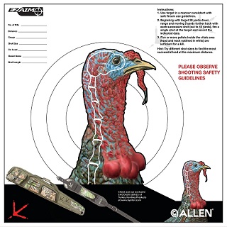 Allen EZ-Aim Turkey Target 12x12 (6pk)