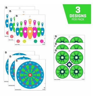 Allen EZ Aim Fun Triggering More Fun Paper Shooting Targets, 12