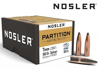 Nosler Patrition .284 160gr Spitzer