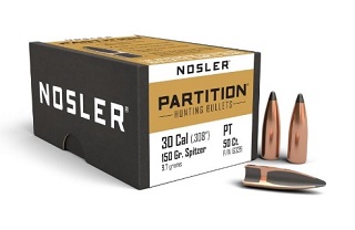 Nosler Partition 30 cal - 150gr Spitzer