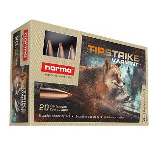 NORMA TIPSTRIKE 22-250 VARM 3.6G/55GR