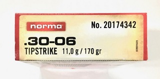 NORMA TIPSTRIKE 30-06 11.0G/170GR