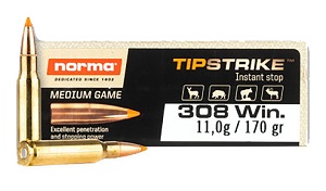 NORMA TIPSTRIKE 308WIN 11.0G/170GR