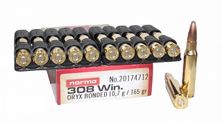 NORMA PRO HUNTER 308WIN ORYX 10.7G/165GR