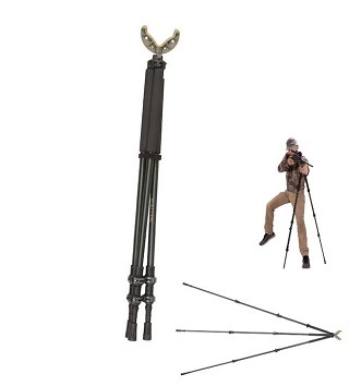 Allen Company Axial Shooting Stick, Tripod/Bipod/Monopod, 61