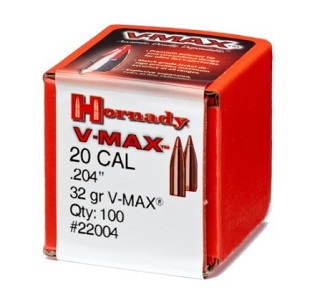 Hornady - 20 CAL .204 32gr V-MAX