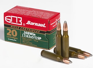 Barnaul .308Win (7.62x51) SP 168gr