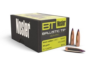 Nosler - .243 cal 6mm 95gr Ballistic Tip Spitzer