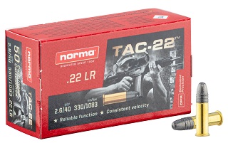 Norma TAC-22 22lr 40gr LRN