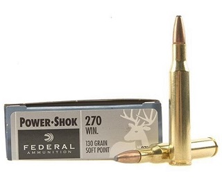 Federal Power-Shok 270win 130gr SP