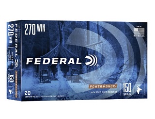 Federal Power-Shok Rifle 270win 150gr 