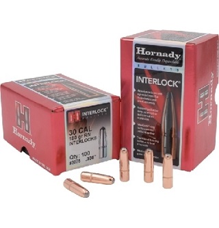 Hornady 308DIA 180gr Round Nose Interlock