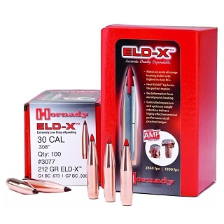 Hornady 30CAL (.308) 212gr - ELD-X