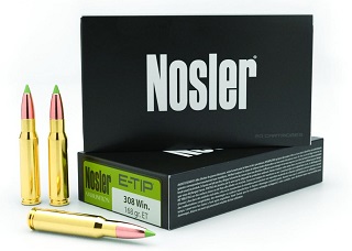 Nosler 308Win 168gr E-Tip