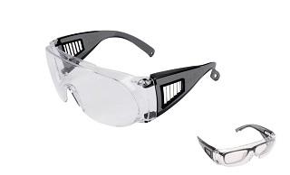 Allen NEW ULTRX Fit Over Safety Glasses, Clear