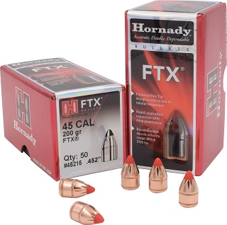 Hornady - .452 DIA cal 45 200gr FTX