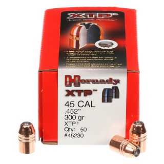 Hornady - .452 DIA cal 45 300gr XTP