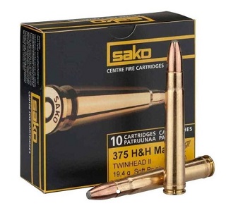 Sako Rifle Ammo 375H&H Mag 300gr 