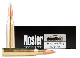 Nosler 338 Lapua Mag 300gr Accubond