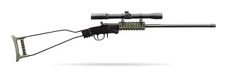 Chiappa Little Badger 22lr OD Green Kit Scope