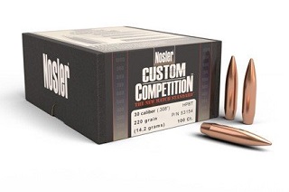 Nosler - .308 DIA 220gr Custom Competition HPBT