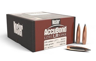 Nosler - .277 cal 270 150gr Accubond Lond Range Spitzer