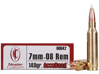 Nosler Trophy Grade 7mm-08 140gr Accubond