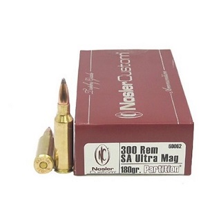 Nosler Partition 300 SAUM 180gr PT