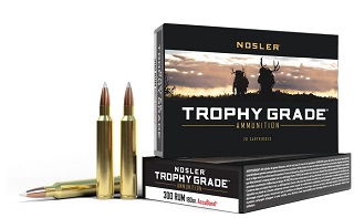 Nosler 300RUM 180gr Accubond Trophy Grade Ammunition