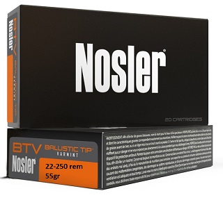 Nosler Ballistic Tip Varmint 22-250 55g