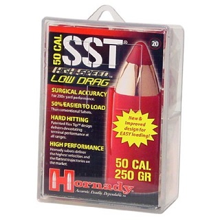 Hornady .50 Low Drag SST Muzl Bullet 250gr