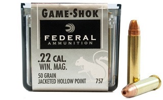 Federal Game Shok 22mag JHP 50gr