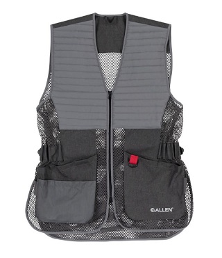 NEW Allen Company Competitor Shooting Vest, Fits M/L, Gray