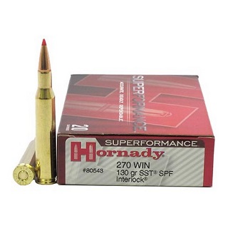 Hornady Superformance 270win 130gr SST SFP Interlock