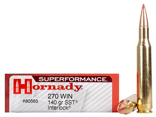 Hornady Superformance 270win 140gr SST