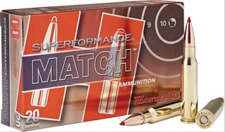 Hornady Superformance Match ELD Match 308win 168gr