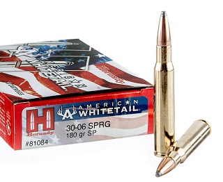 Hornady American Whitetail 30-06springfield 180gr Interlock