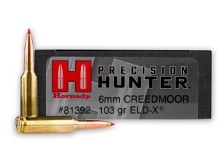 Hornady Precision Hunter 6mm Creddmoor 103gr ELD-X
