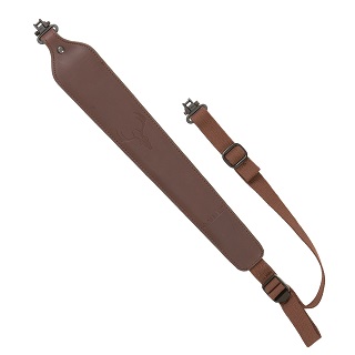 Allen Courroie Cobra Padded Leather Sling Brown