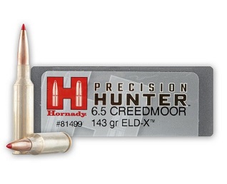 Hornady 6.5Creedmoor 143gr ELD-X