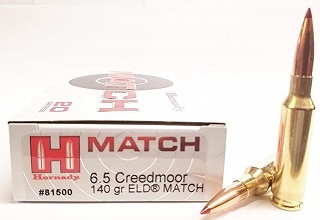 Hornady Match 6.5creedmoor 140gr ELD-Match