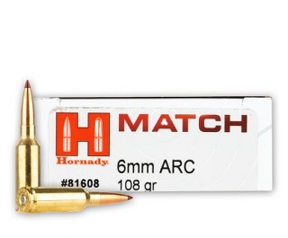 Hornady Match 6MM 108gr ELD-Match