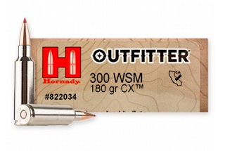 Hornady Outfitter 300wsm 180gr CX OTF