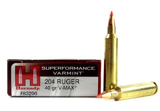 Hornady Superformance Varmint 204Ruger 40gr V-Max