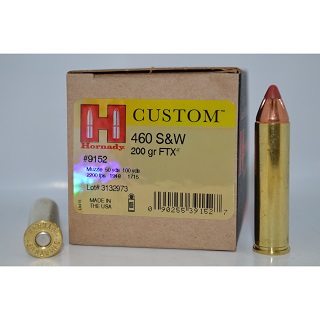 Hornady 460 S&W 200gr FTX