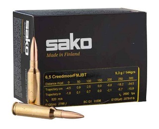 Sako RANGE 6.5Creedmoor 144gr FMJBT